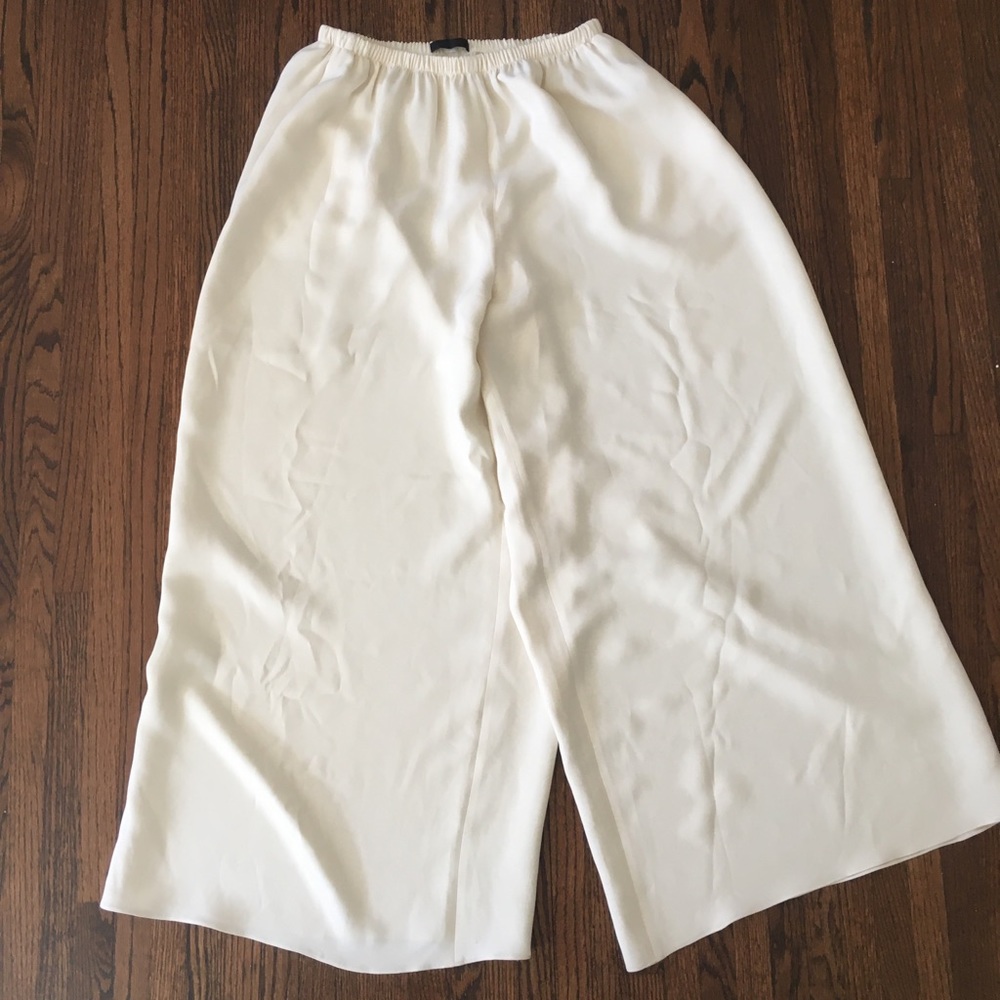 The Row - 100% silk trousers, full length.